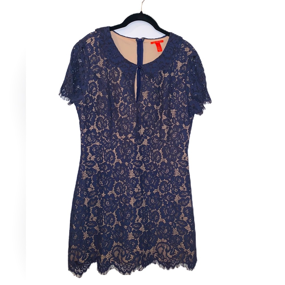 Chelsea & Violet Navy Lace Dress Size Large